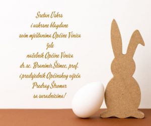 Uskršnja čestitka načelnika Općine Vinica dr.sc. Branimira Štimeca, prof.