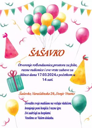 Obrt Šašavko u Donjem Vratnu započinje s radom!